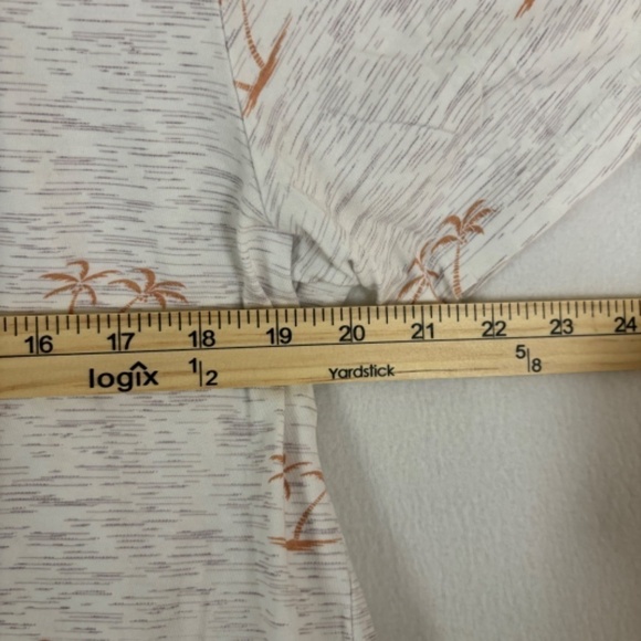 Denim and Flower palm tree beach island t shirt Slim Fit - Picture 6 of 8